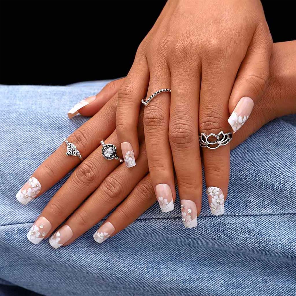 Engagement Nails That Shine for Every Bride