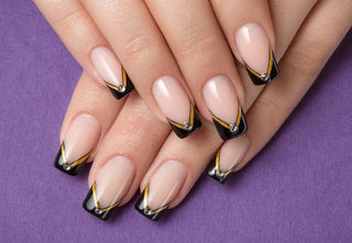 Black Wedding Nails