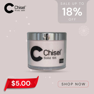 Chisel Pink & White Acrylic & Dipping Powder Colors