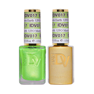 DND DV 017 UFO Meets Earth - DND Diva Gel Polish & Matching Nail Lacquer Duo Set