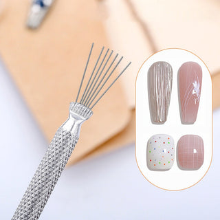 Multifunction 7 Needle Nail Art Wire Pen