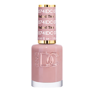 DND DC Gel Nail Polish Duo - 074 Brown Colors - Naked Tan