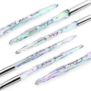 Kolinsky French Brush Crystal Handle