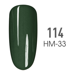 SNS Pro Gel Nail Polish Duo - 114 HM-33- EMERALD GUAC