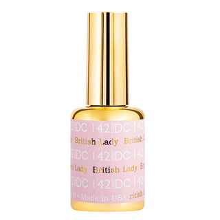 DND DC Gel Nail Polish Duo - 142 Pink Colors - British Lady