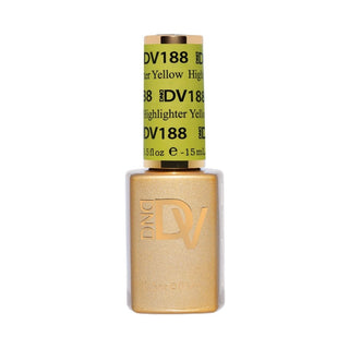 DND DIVA Gel Polish - 188 Highlighter Yellow