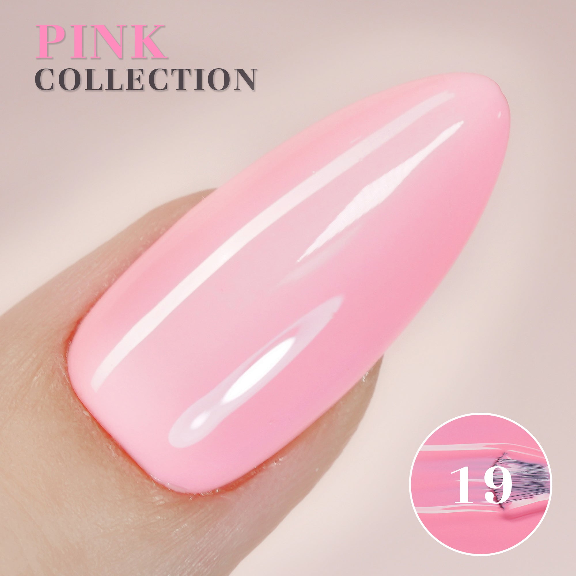 LAVIS P19 - Gel Polish 0.5oz - Pink Collection