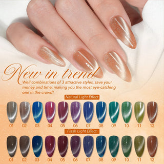 LAVIS Cat Eye CE10 (Ver1) - Gel Polish 0.5 oz - Cotton Candy Collection