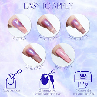 LAVIS Cat Eyes CE6 (Ver1) - 02 - Gel Polish 0.5 oz - Mysterious Land Collection