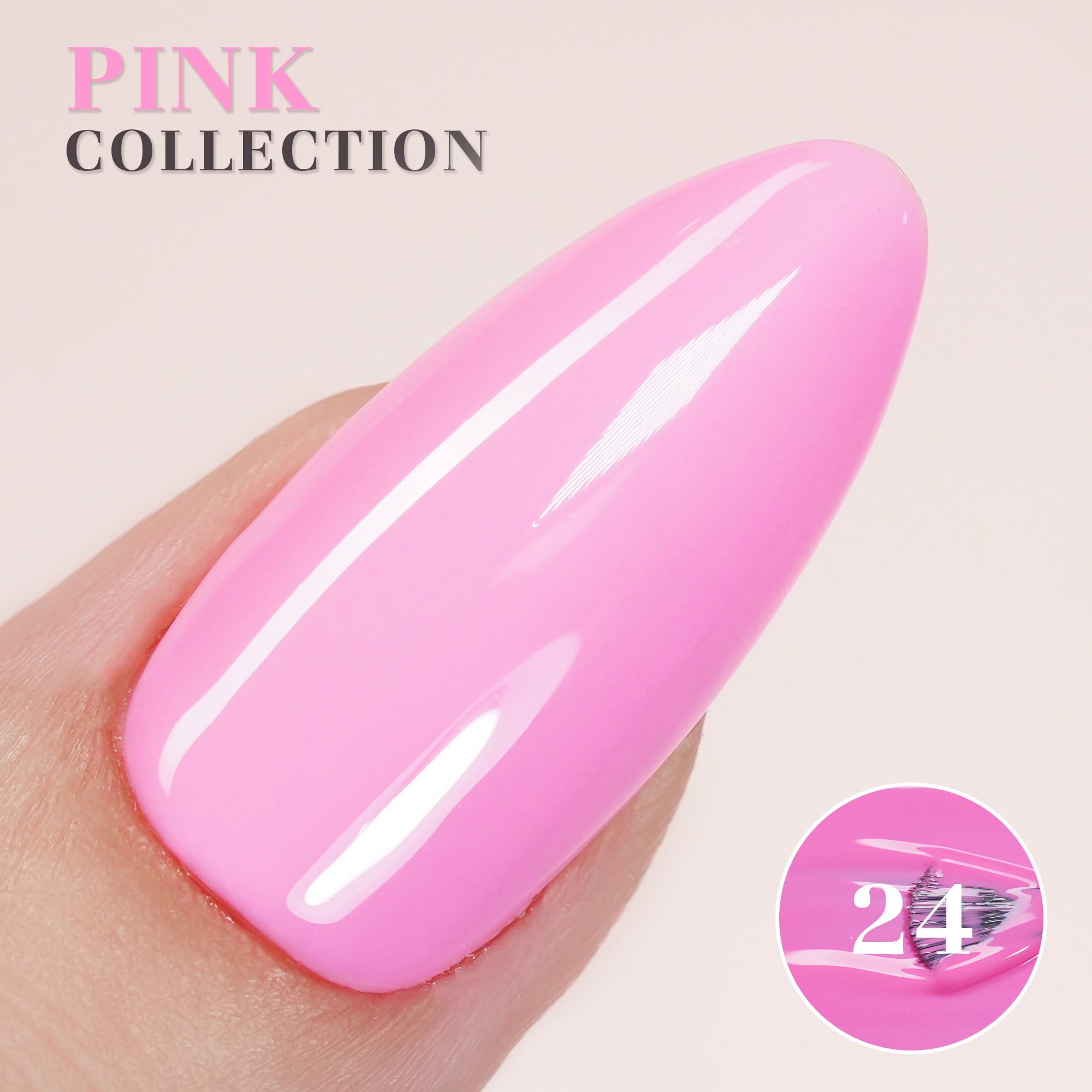LAVIS P24 - Gel Polish 0.5oz - Pink Collection