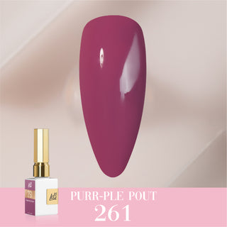 LDS Color Craze Collection - 261 Purr-ple Pout - Gel Polish 0.5oz
