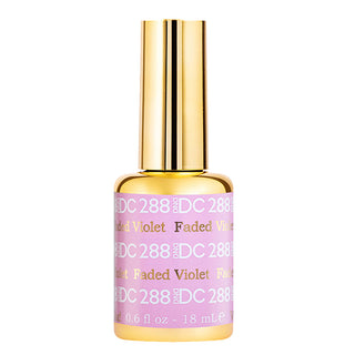 DND DC Gel Nail Polish Duo - 288 Pink Colors - Faded Violet
