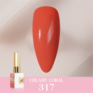 LDS Color Craze Collection - 317 Creamy Coral - Gel Polish 0.5oz