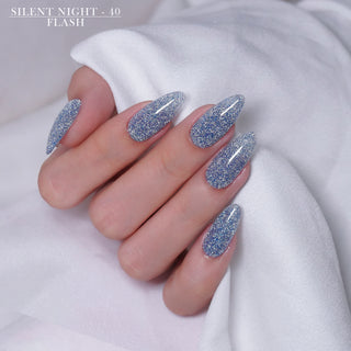 LAVIS Reflective R05 - Set 12 Colors - Gel Polish 0.5 oz - Silent Night Reflective Collection