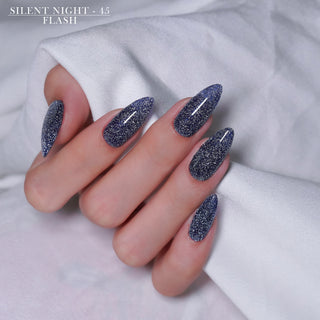 LAVIS Reflective R05 - Set 12 Colors - Gel Polish 0.5 oz - Silent Night Reflective Collection