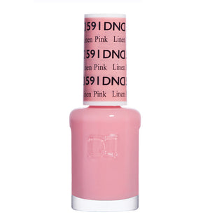 DND Gel Nail Polish Duo - 591 Pink Colors - Linen Pink