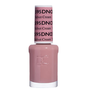 DND Gel Nail Polish Duo - 595 Brown Colors - Velvet Cream