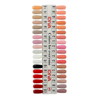 DND DV Part 5 - Set 36 Colors DND Diva Gel Polish & Matching Nail Lacquer Duo Set