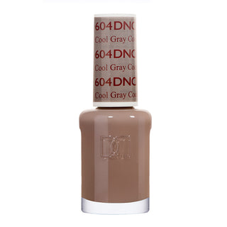 DND Gel Nail Polish Duo - 604 Gray Colors - Cool Gray