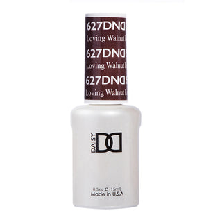 DND Gel Nail Polish Duo - 627 Brown Colors - Loving Walnut