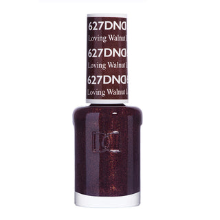 DND Gel Nail Polish Duo - 627 Brown Colors - Loving Walnut