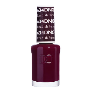 DND Gel Nail Polish Duo - 634 Red Colors - Reddish Purple