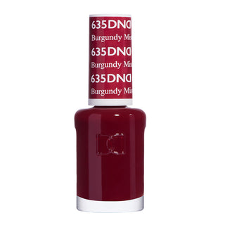 DND Gel Nail Polish Duo - 635 Red Colors - Burgundy Mist