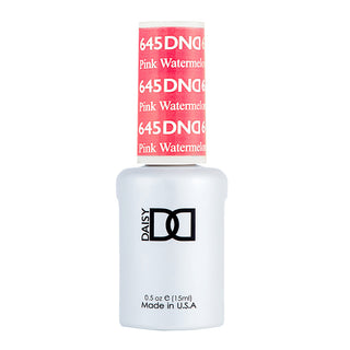 DND Gel Nail Polish Duo - 645 Pink Colors - Pink Watermelon