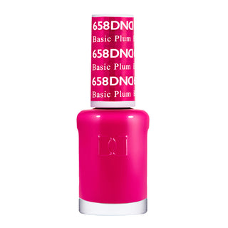 DND Gel Nail Polish Duo - 658 Pink Colors - Basic Plum