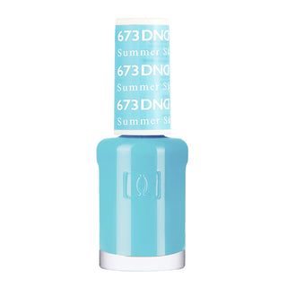 DND Gel Nail Polish Duo - 673 Blue Colors - Summer Sky