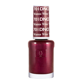 DND Gel Nail Polish Duo - 701 Purple Colors - Wanna Wine