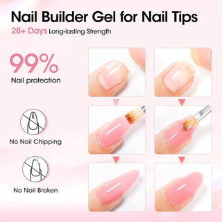 LAVIS Builder Gel In The Jar (ver 2) - 03 Baby Pink - 30ml