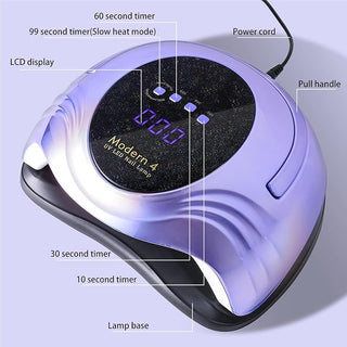 LED/UV Nail Lamps 108W 5X Plus - Purple