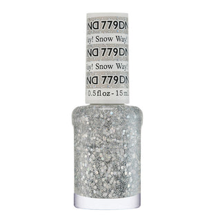 DND Gel Nail Polish Duo - 779 Glitter Colors - Snow Way!