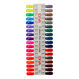 DND DV Part 7 - Set 36 Colors DND Diva Gel Polish & Matching Nail Lacquer Duo Set