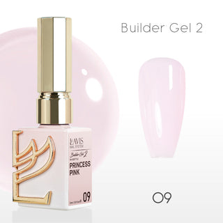 LAVIS Builder Gel 2 - 09 Princess Pink - Gel Polish 15ml