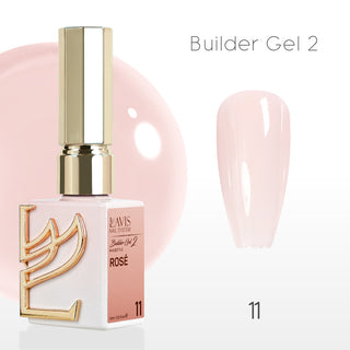LAVIS Builder Gel 2 - 11 Rosé - Gel Polish 15ml