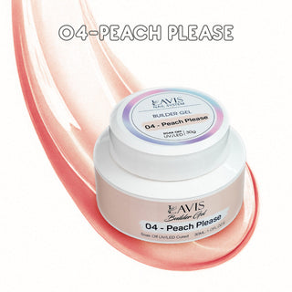 LAVIS Builder Gel In The Jar (ver 2) - 04 Peach Please - 30ml