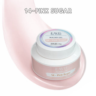 LAVIS Builder Gel In The Jar (ver 2) - 14 Pink Sugar - 30ml