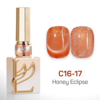LAVIS Cat Eyes C16 - 17 - Gel Polish 0.5 oz - Honey Eclipse Collection