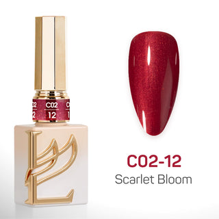 LAVIS C02 (Ver 2) - 12 - Gel Polish 0.5 oz - Scarlet Bloom Collection