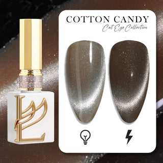 LAVIS Cat Eye CE10 - 01 (Ver1) - Gel Polish 0.5 oz - Cotton Candy Collection