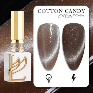 LAVIS Cat Eye CE10 - 02 (Ver1) - Gel Polish 0.5 oz - Cotton Candy Collection