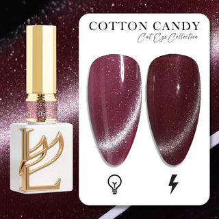 LAVIS Cat Eye CE10 - 05 (Ver1) - Gel Polish 0.5 oz - Cotton Candy Collection