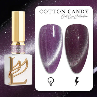 LAVIS Cat Eye CE10 - 06 (Ver1) - Gel Polish 0.5 oz - Cotton Candy Collection