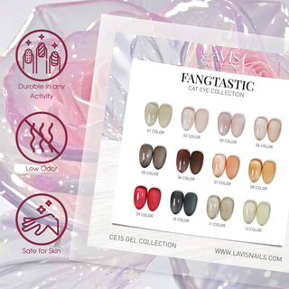 LAVIS Cat Eyes CE15 - Gel Polish 0.5 oz - Fangtastic Collection