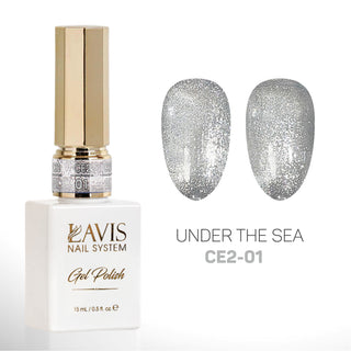 LAVIS Cat Eyes CE2 - 01 - Gel Polish 0.5 oz - Under The Sea Collection