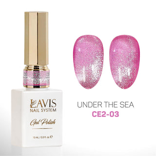 LAVIS Cat Eyes CE2 - 03 - Gel Polish 0.5 oz - Under The Sea Collection