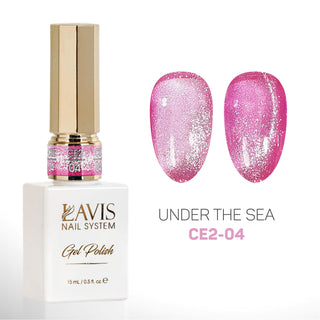 LAVIS Cat Eyes CE2 - 04 - Gel Polish 0.5 oz - Under The Sea Collection