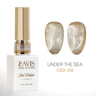 LAVIS Cat Eyes CE2 - 09 - Gel Polish 0.5 oz - Under The Sea Collection